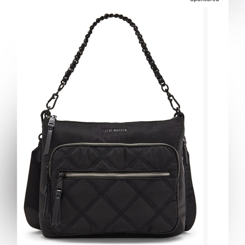 Steve Madden BForrest Nylon Quilted NWOT